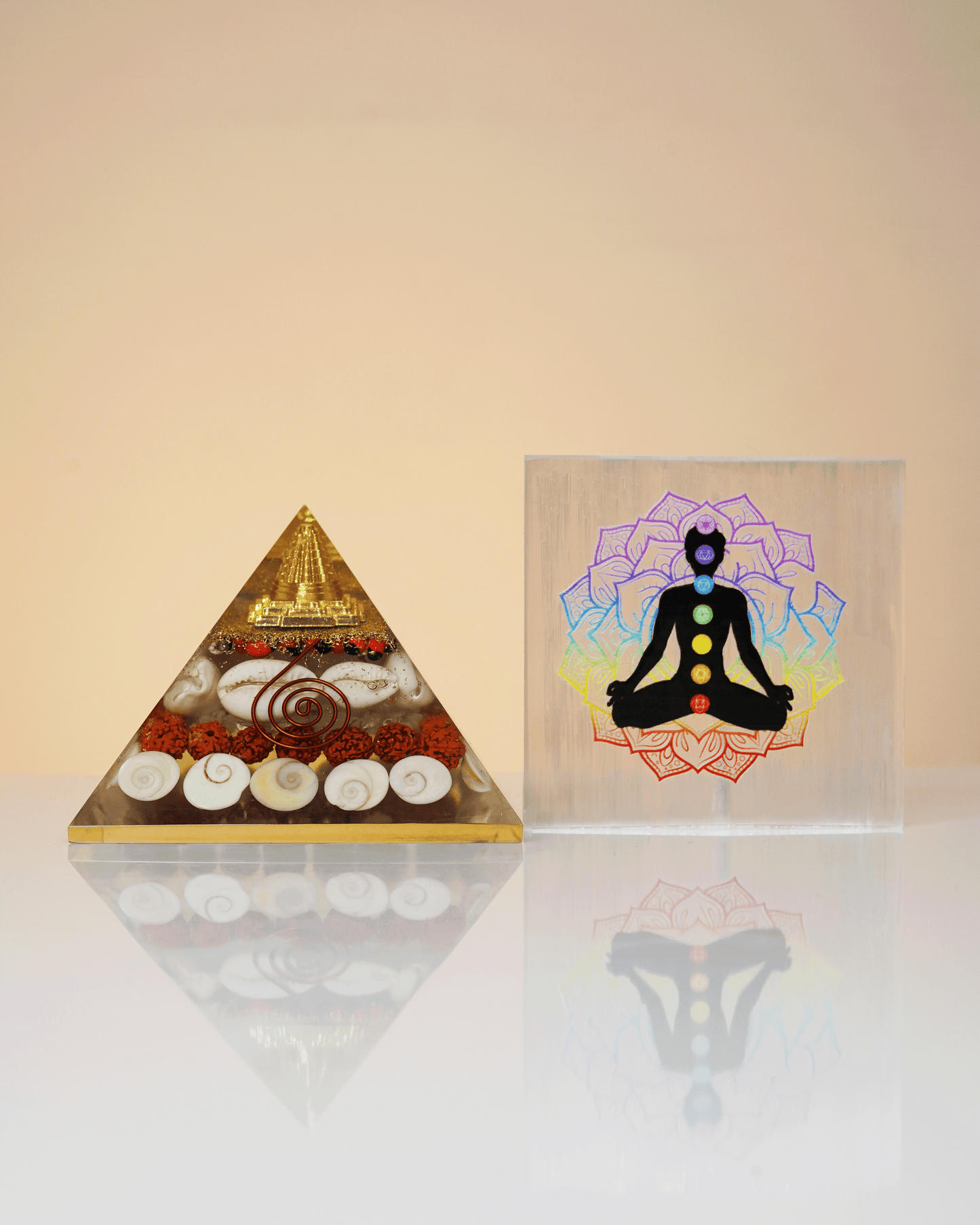 Wealth Attracting Pyramid and Super Charger Combo