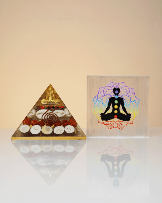 Wealth Attracting Pyramid and Super Charger Combo