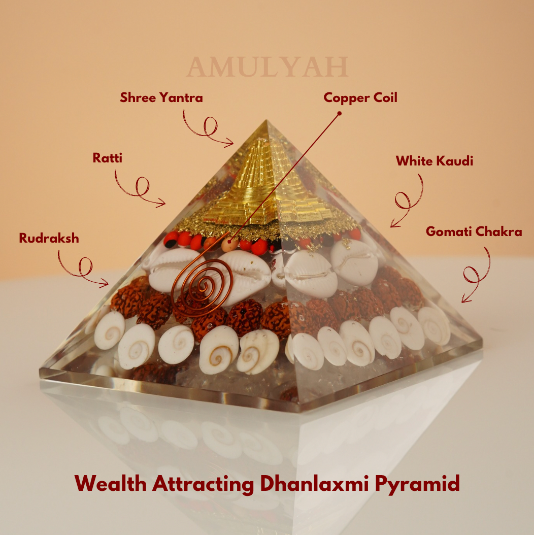 Wealth Attracting Pyramid and Super Charger Combo